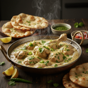 chicken white karahi