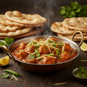 chicken ginger bone less karahi