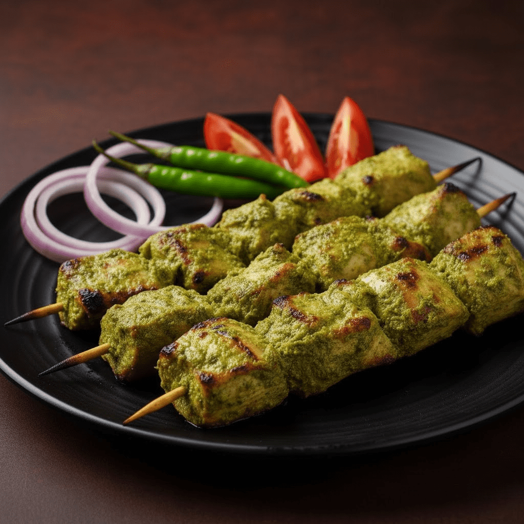 chicken green tikka